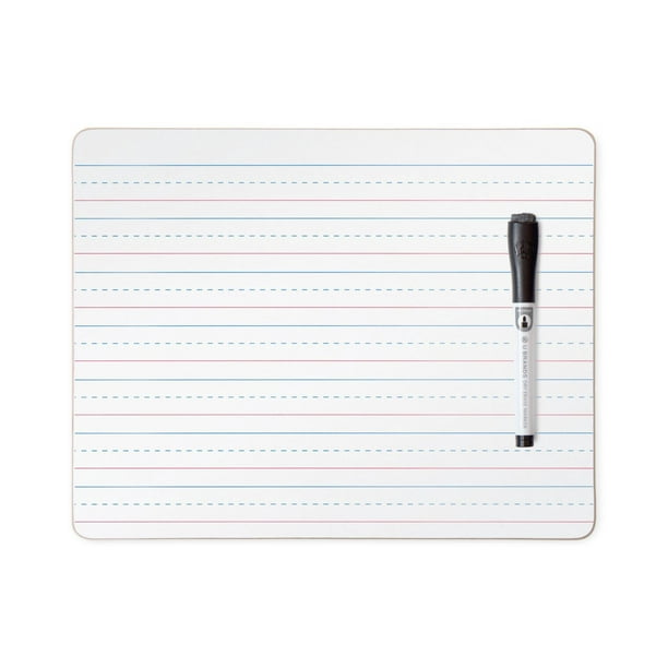 Dry Erase Ruled Lap Boards 9 X12 inch Lined Whiteboard Double Sided